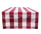 Fennco Styles Buffalo Check Design Table Runner - Handmade in USA - Plaid Rustic Table Cover for Everyday Use, Banquet, Holiday, Family Gathering and Special Occasion