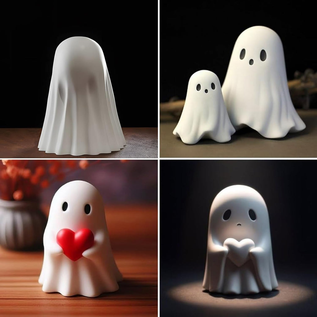 Halloween Ghost Figurines, 5 Spooky Styles