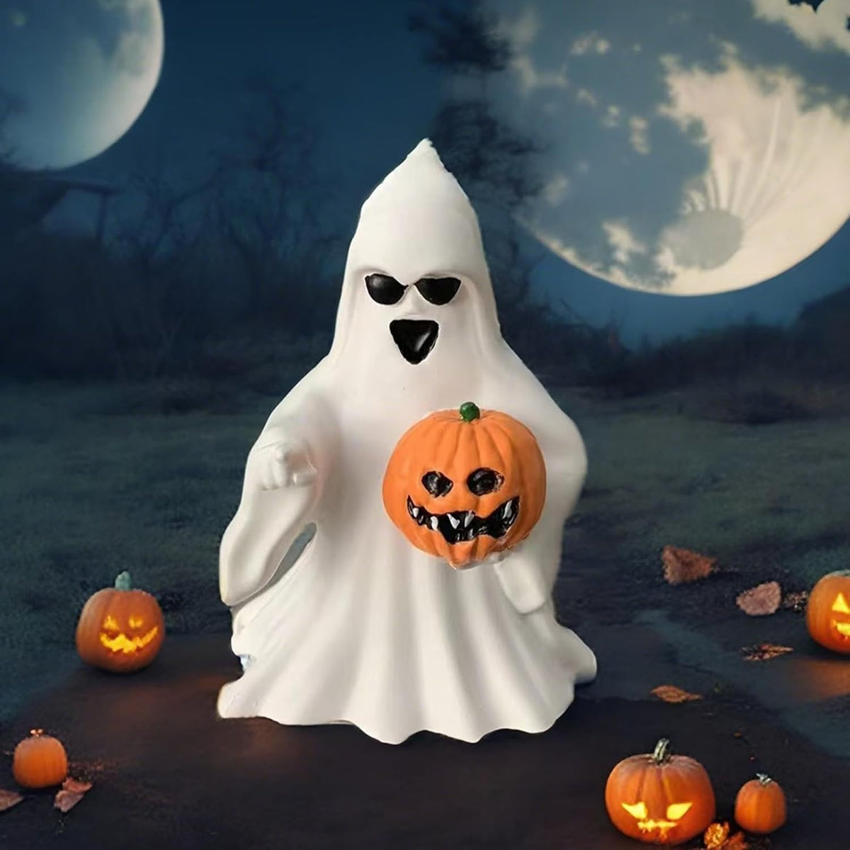 Halloween Ghost Figurines, 5 Spooky Styles