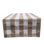 Fennco Styles Buffalo Check Design Table Runner - Handmade in USA - Plaid Rustic Table Cover for Everyday Use, Banquet, Holiday, Family Gathering and Special Occasion