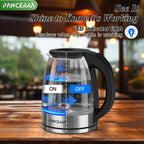 PANCERKA Electric Kettle 1.8L, 1500W Fast Boiling with LED Indicator, Auto Shut-Off, BPA-Free
