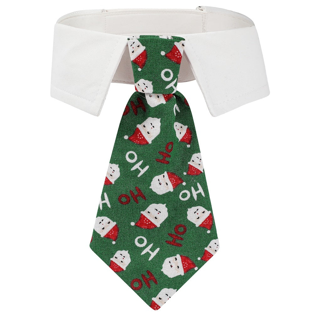 British Style Christmas Dog Tie