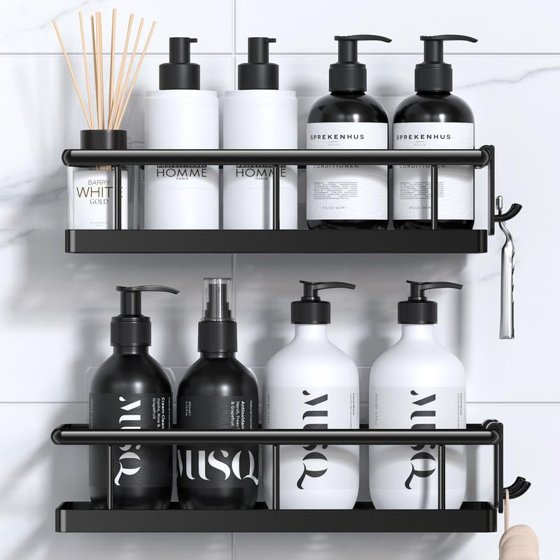 Kitchen Caddy  Shower Caddy  Pantry Caddy  No Drilling Rustproof Adhesive Organizers