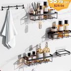 Kitchen Caddy  Shower Caddy  Pantry Caddy  No Drilling Rustproof Adhesive Organizers