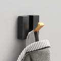 Black Gold, Folding Towel Hanger 2way Installation Wall Hooks Coat Clothes Towel Umbrella Leash Holder for Bathroom Kitchen Bedroom Hallway Pantry Laundry Entry Patio Pets