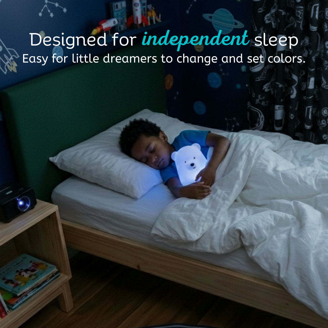 LumiPets® Benny the Bear- Children's Touch Night Light