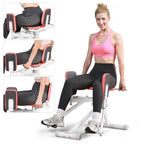 WARMOUNTS Hip Abductor Machine Glute & Thigh Trainer-Adjustable Resistance Band, 300Lbs Weight Cap