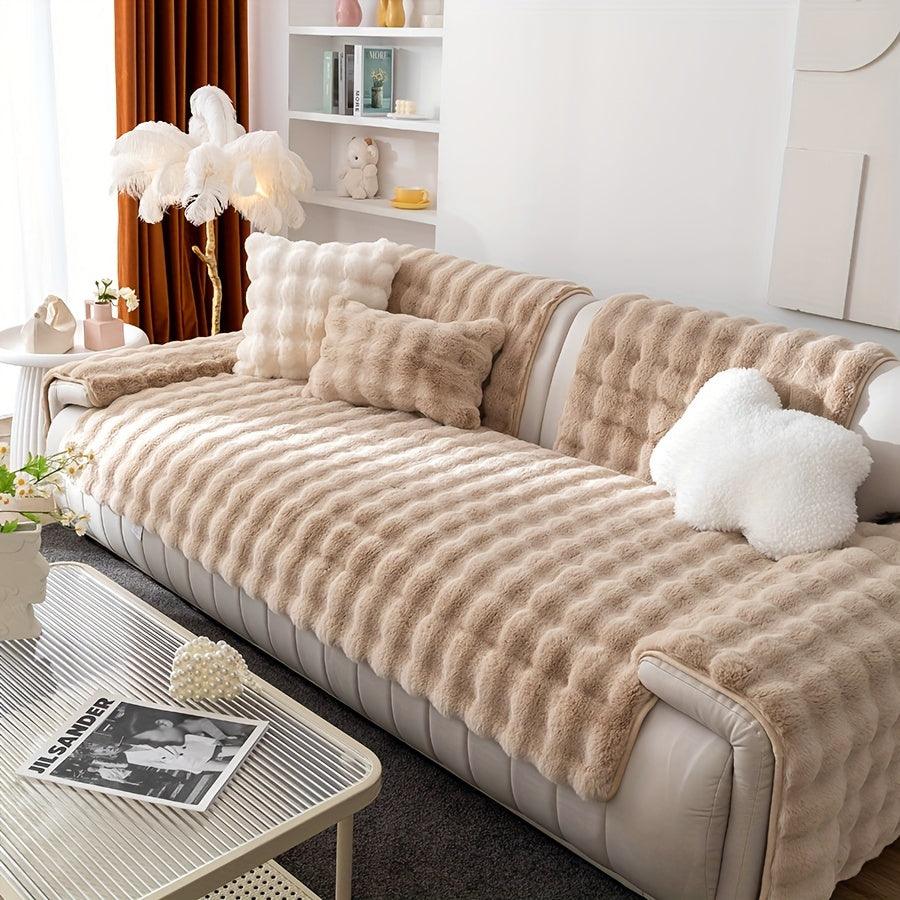 Pet Proof Winter Warm Plush Soft Sofa Cover