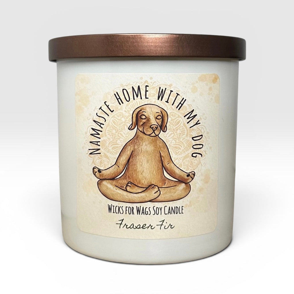 "Namaste Home With My Dog" Candle