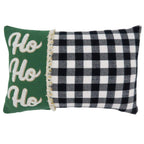 Fennco Styles Buffalo Plaid Christmas Collection Decorative Throw Pillow - Holiday Cushion for Home Décor, Couch, Living Room, Bedroom