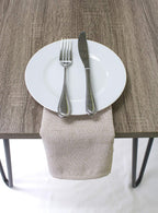 Fennco Styles Classic Solid Tablecloth - Natural Table Cover for Everyday Use, Family Gathering, Wedding, Special Events and Home Décor