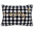 Fennco Styles Buffalo Plaid Christmas Collection Decorative Throw Pillow - Holiday Cushion for Home Décor, Couch, Living Room, Bedroom