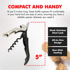 Chef Craft Select Waiters Corkscrew Foil Cutter Bottle Opener