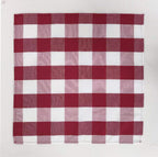 Fennco Styles Buffalo Check Design Cloth Napkins 18" W x 18" L, Set of 4 - Handmade in USA - Plaid Rustic Dinner Napkins for Everyday Use, Banquet, Holiday, Family Gathering and Special Occasion