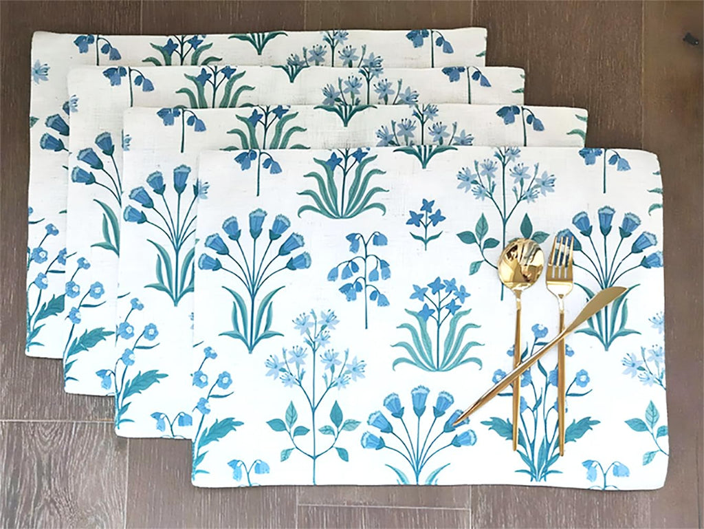 Fennco Styles Floral Print Design Everyday Table Runner 13" W x 71" L - Summer Flower Table Cover for Home Décor, Dining Table, Banquet, Holiday and Family Gatherings