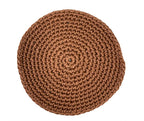 Fennco Styles Handmade Crochet Cocktail Drink Coasters 5-Inch Round, Set of 4 - Doilies for Everyday Use, Holiday, Farmhouse, Décor, Tea Party and Special Occasion