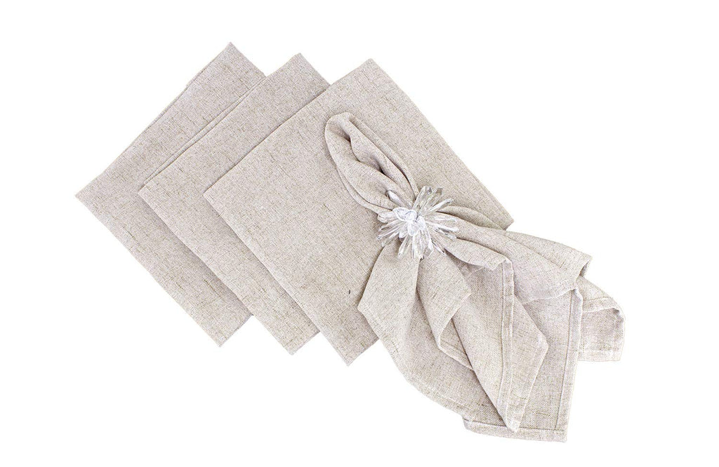 Fennco Styles Classic Solid Tablecloth - Natural Table Cover for Everyday Use, Family Gathering, Wedding, Special Events and Home Décor