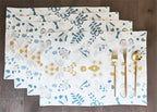 Fennco Styles Floral Print Design Everyday Table Runner 13" W x 71" L - Summer Flower Table Cover for Home Décor, Dining Table, Banquet, Holiday and Family Gatherings