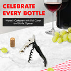 Chef Craft Select Waiters Corkscrew Foil Cutter Bottle Opener