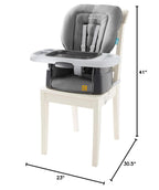 Century Dine on 4-In-1 High Chair, Grows with Child with 4 Modes, Metro