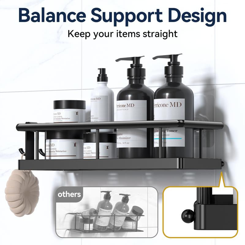 Kitchen Caddy  Shower Caddy  Pantry Caddy  No Drilling Rustproof Adhesive Organizers