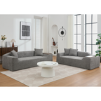 2 Pc Boucle Cloud Sofa Set, Affordable & Modern