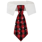 British Style Christmas Dog Tie