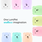 LumiPets® Benny the Bear- Children's Touch Night Light