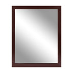 Wooden Frame Modern Wall Mirror