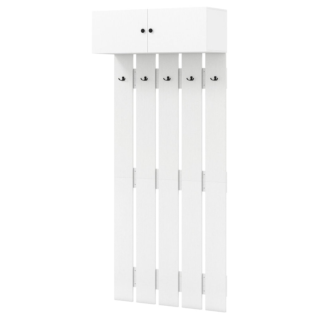Entryway Wall Coat Rack Wall Mounted Coat Clothes Rack - Home Spa Robe Rack