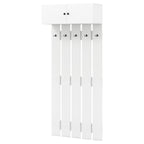 Entryway Wall Coat Rack Wall Mounted Coat Clothes Rack - Home Spa Robe Rack