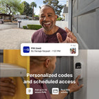 Myq Smart Garage Door Video Keypad with Wide-Angle Camera, Customizable PIN Codes, and Easy Access to Garage via Myq App, Compatible with Liftmaster, Chamberlain, and Craftsman Openers. See & Control Your Garage from Anywhere.