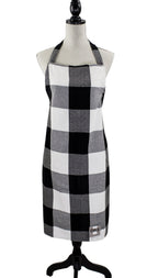 Fennco Styles Buffalo Check Plaid Design Cotton Kitchen Full Size Apron