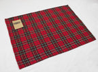 Fennco Styles Holiday Tartan Plaid Dazzle Christmas Decorative Table Runner - Red Table Cover for Winter Holidays, Home Decor, Family Gatherings
