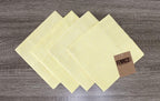 Fennco Styles Farmhouse Neutral Striped 100% Pure Cotton Tablecloth - Yellow Tablecloth for Everyday Use, Banquets, Family Gathering, Special Events and Home Décor