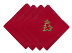 Fennco Styles Pandora Collection Holiday Christmas Tree Table Linens
