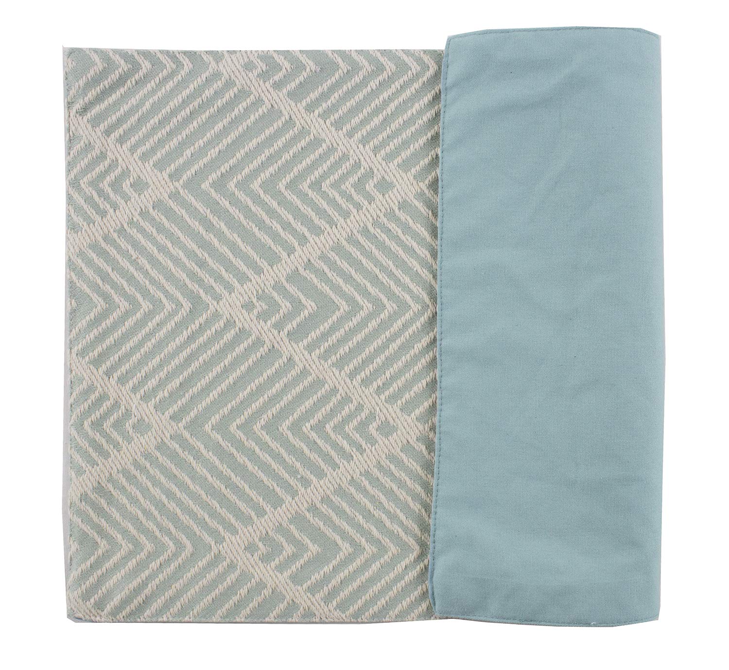 Fennco Styles Contemporary Chevron Tassel Cotton Blend 14 x 71 Inch Table Runner – Woven Table Runner for Indoor Party, Family Gathering, Beach House and Home Décor