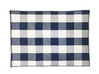 Fennco Styles Buffalo Check Double Layers Reversible Placemats 14" W x 20" L, Set of 4 - Handmade in USA - Plaid Table Mats for Everyday Use, Banquet, Holiday, Family Gathering, Special Occasion