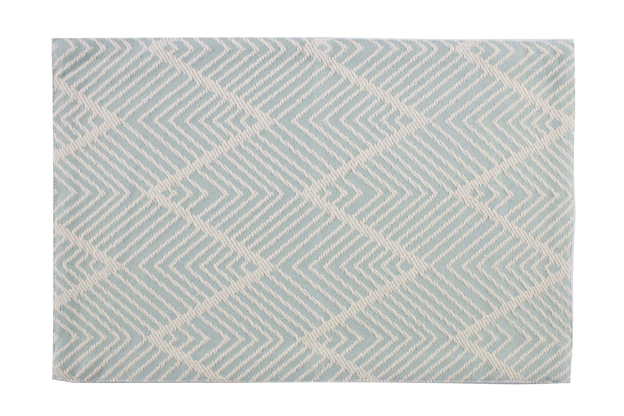 Fennco Styles Contemporary Chevron Tassel Cotton Blend 14 x 71 Inch Table Runner – Woven Table Runner for Indoor Party, Family Gathering, Beach House and Home Décor