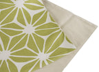 Fennco Styles Poinsettia Print 13 x 59 Inch Cotton Table Runner - Green Table Runner for Holiday Decor, Banquest, Special Events, Family Gathering and Everyday Use