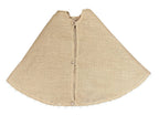 Amy's HomeGoods Pompom Trim Jute Holiday Christmas Tree Skirt (56" Tree Skirt)