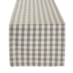 Fennco Styles Classic Gingham Checkered Tablecloth - Check Pattern Table Cover for Everyday Use, Country Theme Party, Banquets and Home Décor