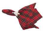 Fennco Styles Holiday Tartan Plaid Dazzle Christmas Decorative Table Runner - Red Table Cover for Winter Holidays, Home Decor, Family Gatherings