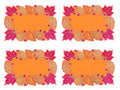 Fennco Styles Embroidered Sequin Autumn Leaves Table Runner 16" W X 33" L - Terracotta Harvest Foliage Table Cover for Thanksgiving, Holiday, Banquets, Special Occasion