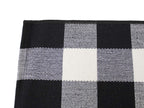 Fennco Styles Rustic Collection Buffalo Check with Rolled Hem Edge Table Runner