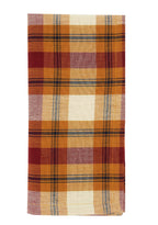 Fennco Styles Harvest Plaid Design 100% Cotton Tablecloth 70" W x 70" L - Autumn Rust Table Cover for Home, Dining Table Decor, Banquet, Thanksgiving and Special Event
