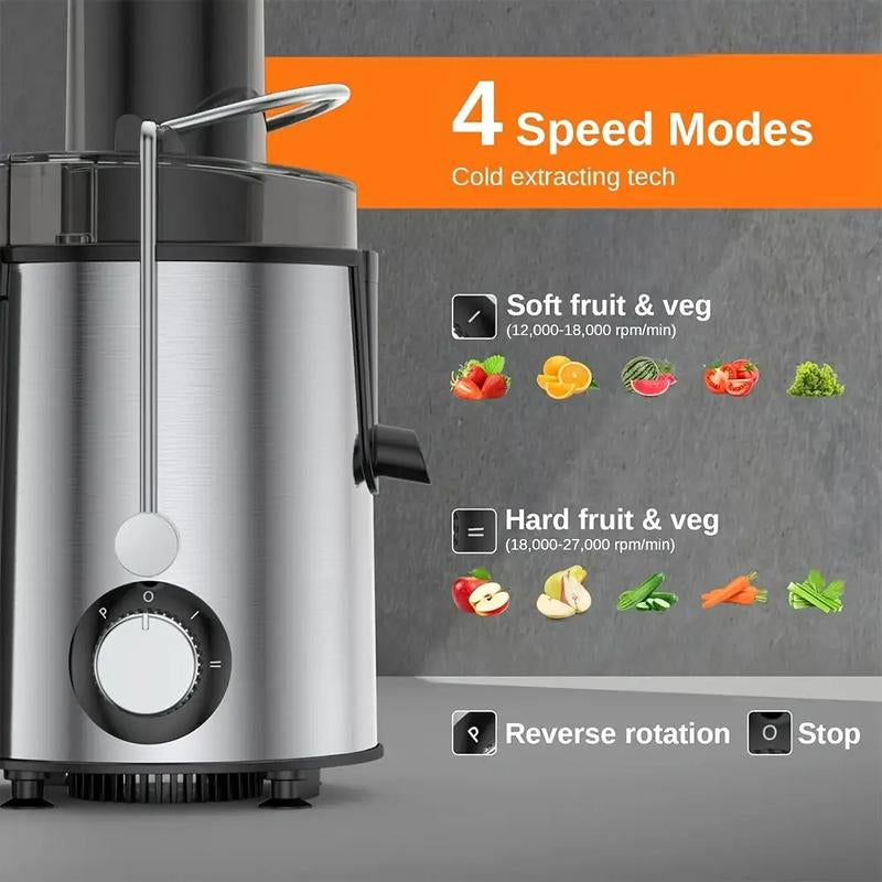800W Multifunctional Centrifugal Juicer with Residue & Juice Separation  Ninja Chef