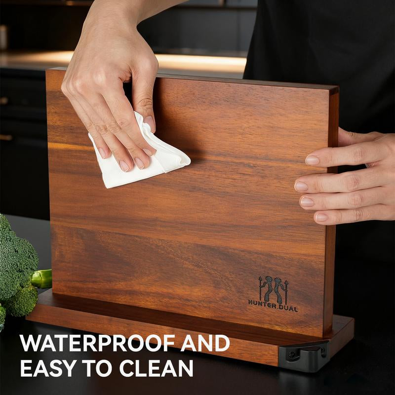 Multifunctional Countertop Magnetic Knife Block Stand Holder with Enhanced Magnets
