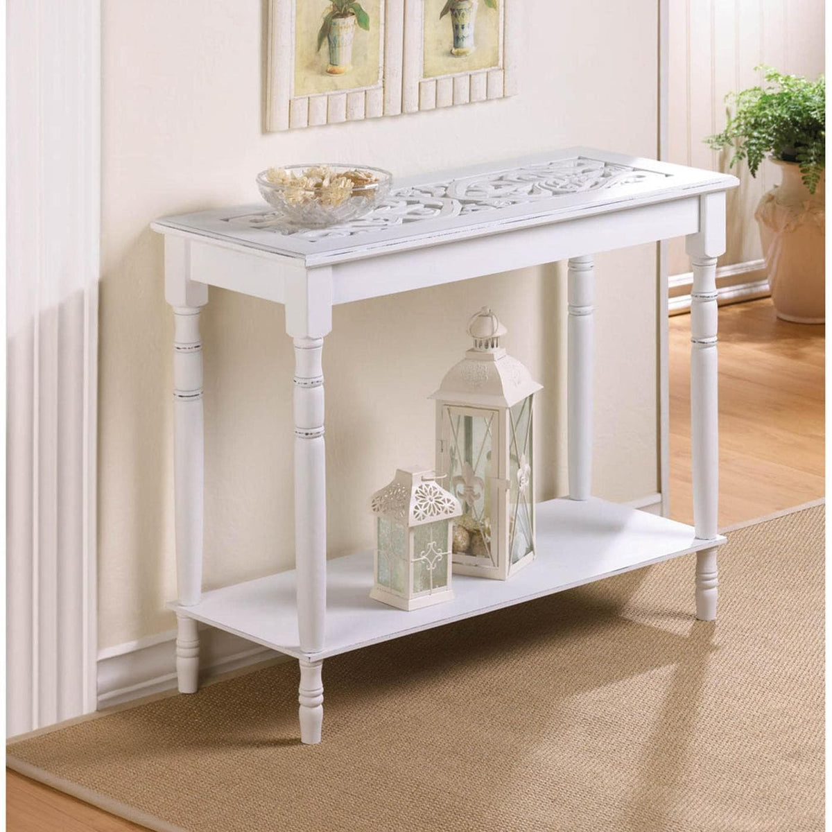 CARVED-TOP TABLE