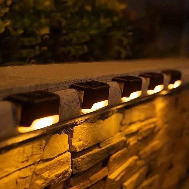 Cordless Solar LED Rail, Walkway, Wall Lights